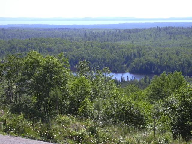 Looking out over lower Ontario